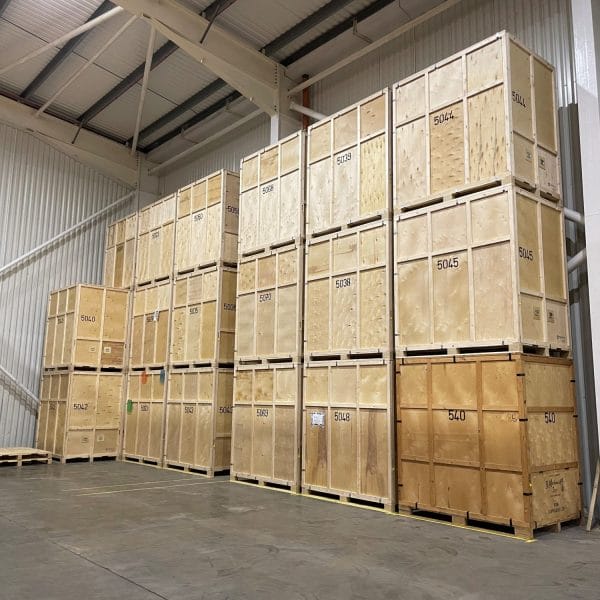 "Maximized Storage: 250 cuft Removal Containers"